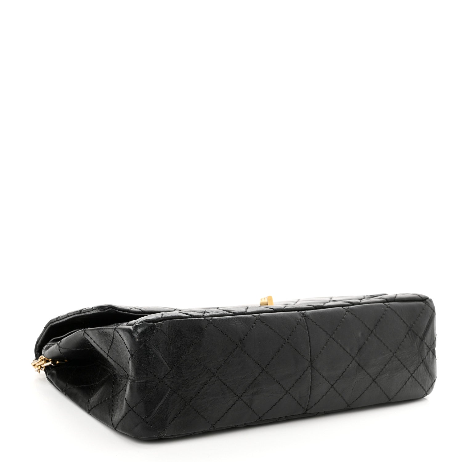 Chanel Aged Calfskin Quilted 2.55 Reissue 226 Flap Black 4 of 10