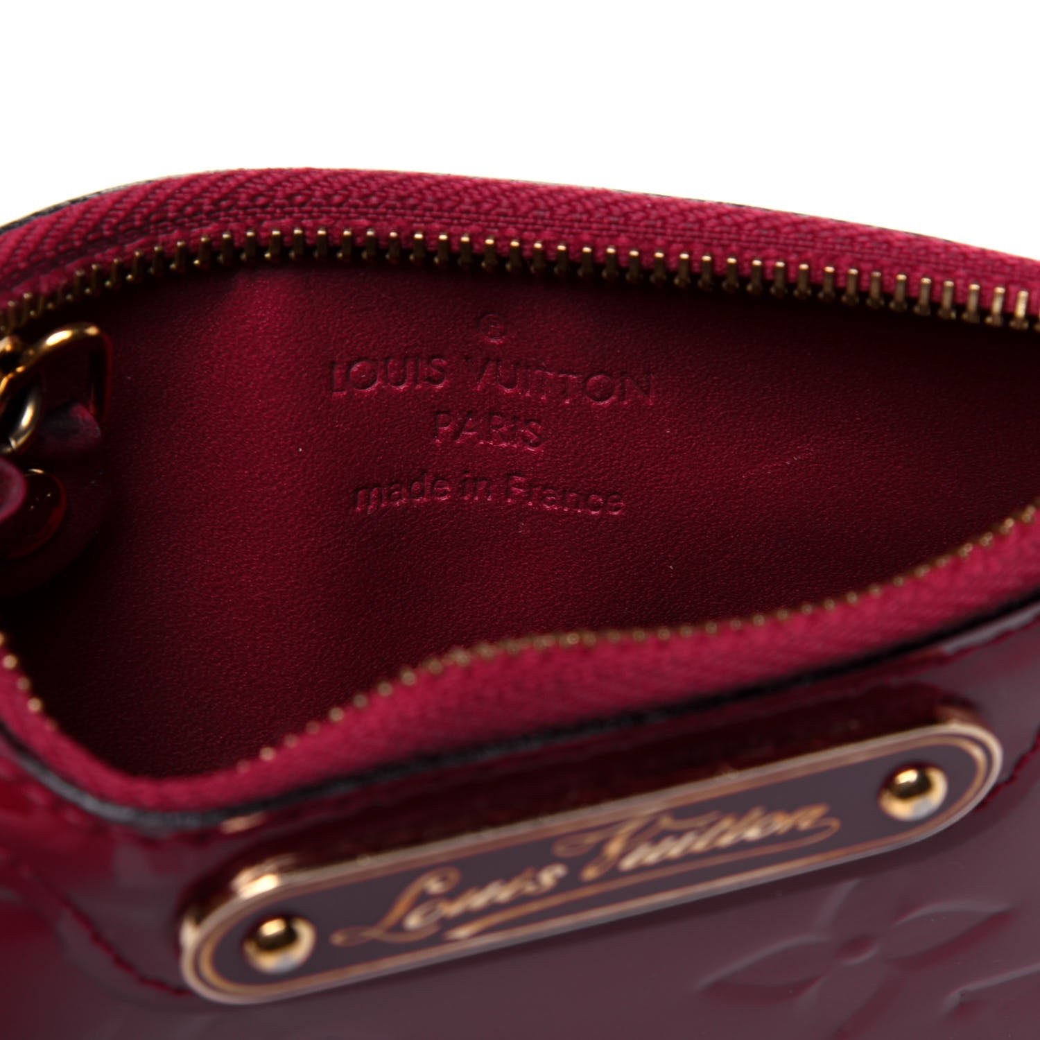 Louis Vuitton Vernis Key Pouch Rose Indien 6 of 14