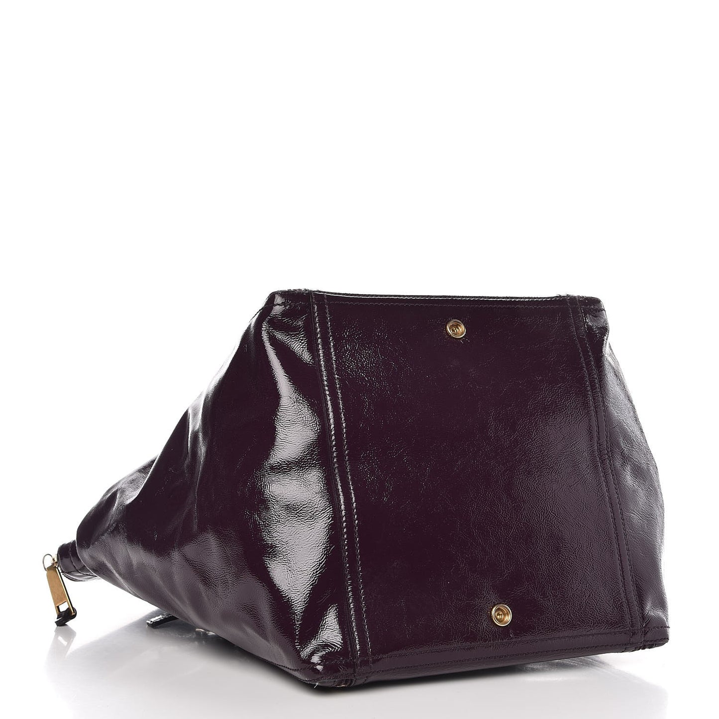 Patent Medium Downtown Tote Purple