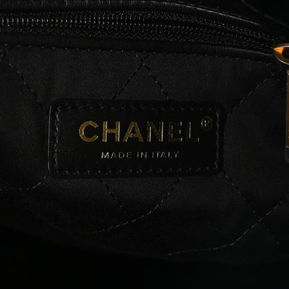 Chanel Shiny Calfskin Quilted Chanel 22 Backpack Black 6 of 10