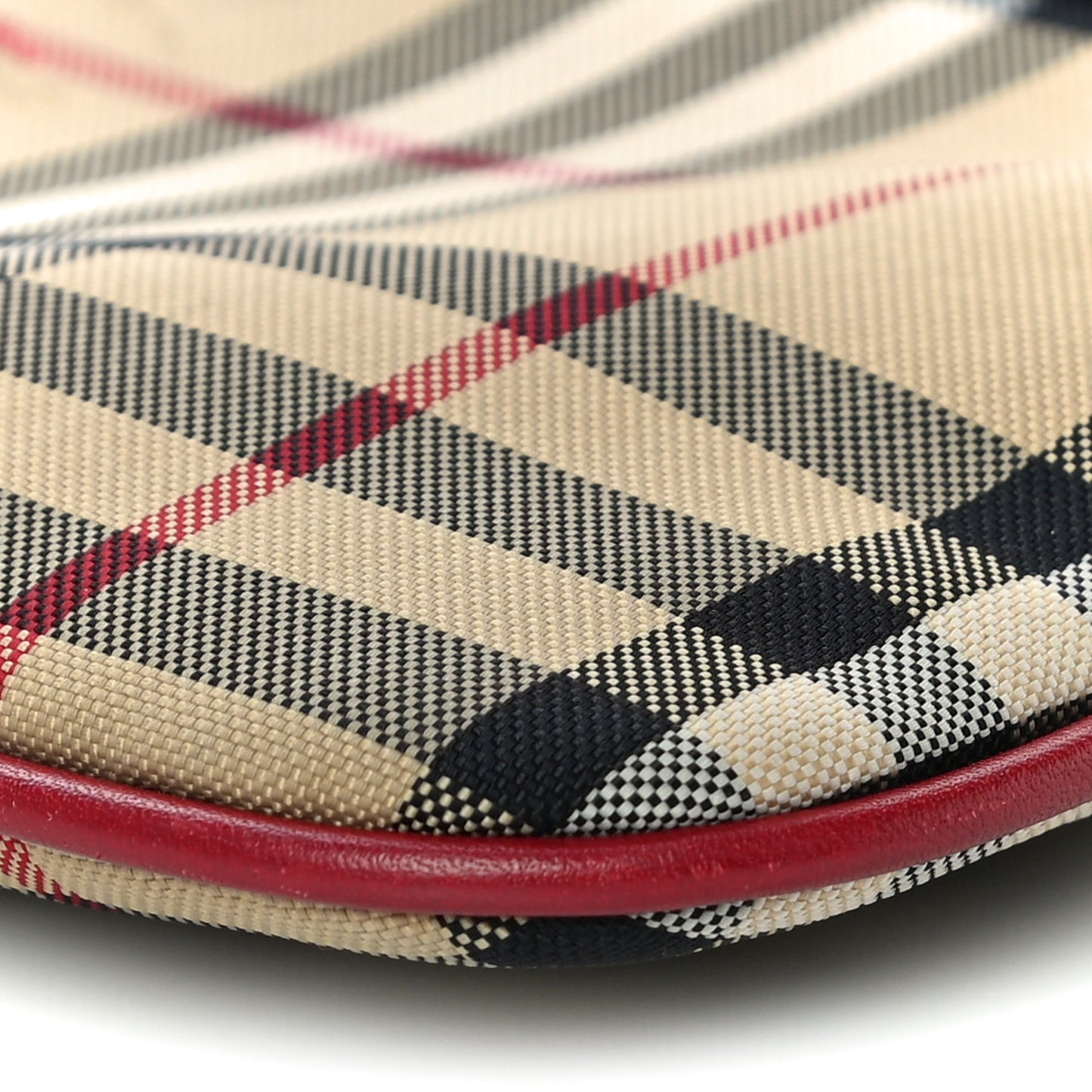 Horseferry Check Peyton Crossbody Clutch Bag Parade Red