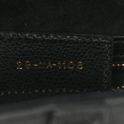 Christian Dior Grained Calfskin Saddle Bag Black 7 of 11