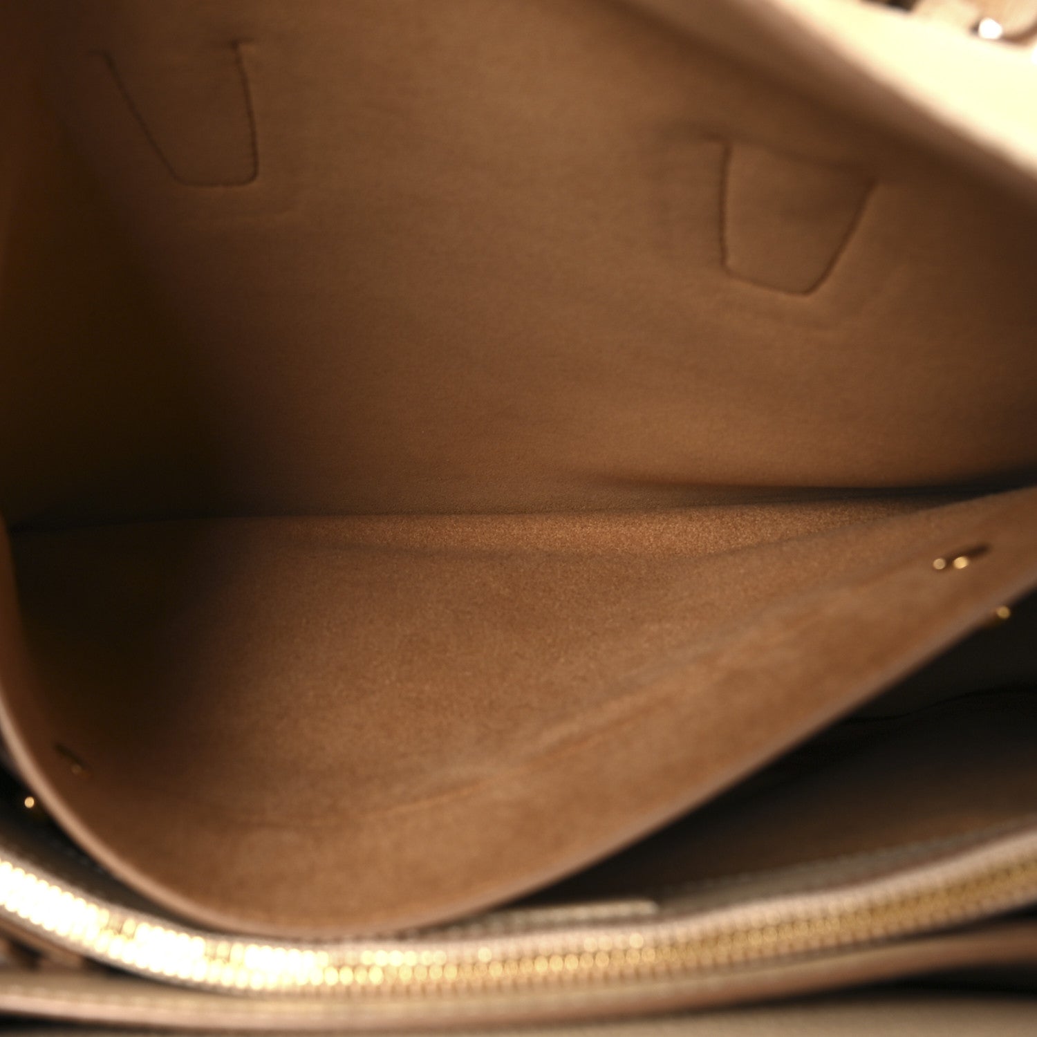 MCM Grained Calfskin Studded Medium Milla Tote Beige 7 of 14