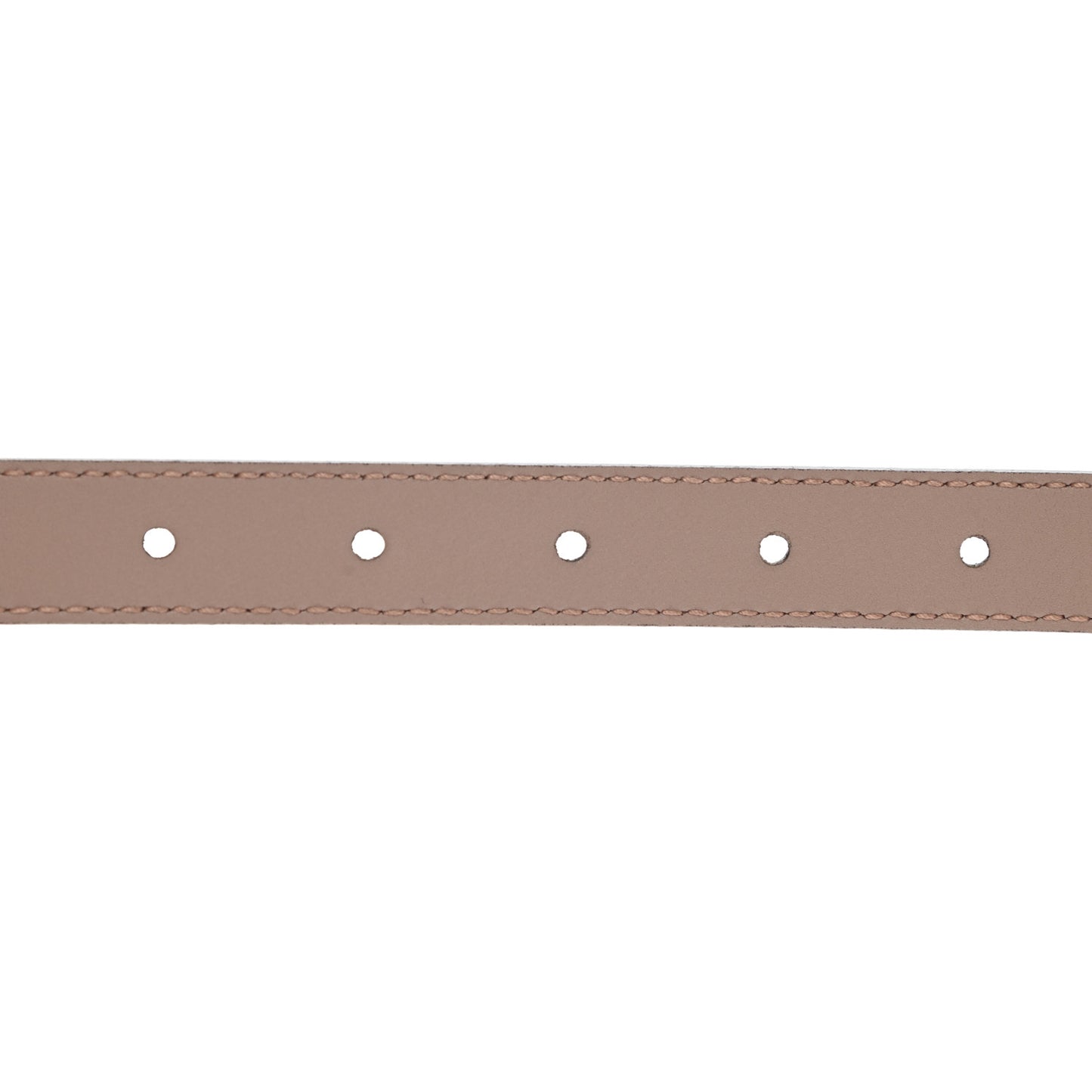 Calfskin Pearl Double G 20mm Belt 75 30 Porcelain Rose