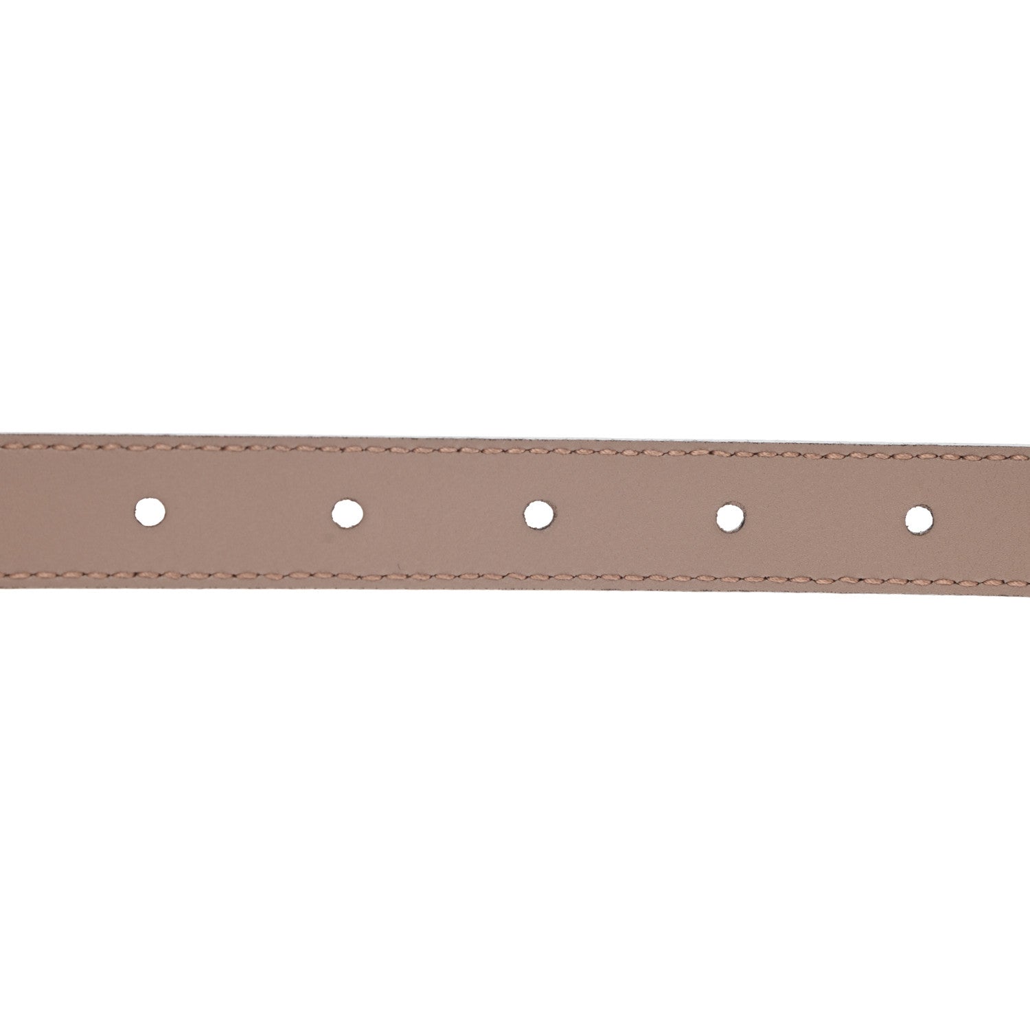 Gucci Calfskin Pearl Double G 20mm Belt 75 30 Porcelain Rose 5 of 6