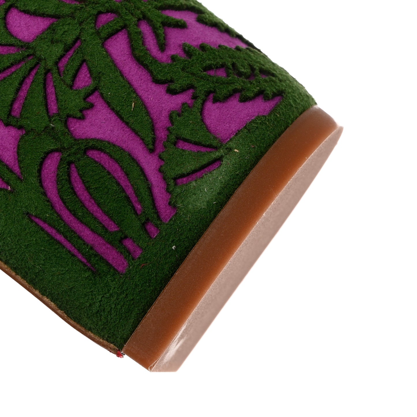 Suede Loubi Mystery Superyaz 160 Platform Sandals 38 Purple