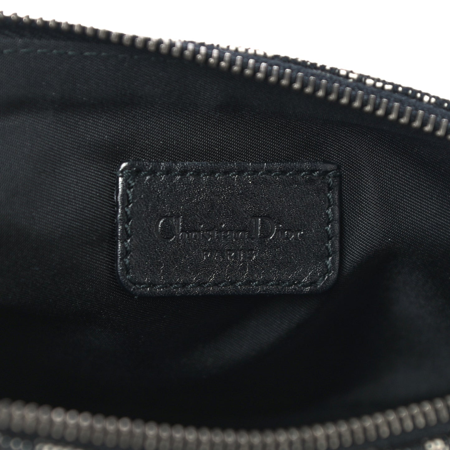 Monogram Mini Saddle Pochette Black