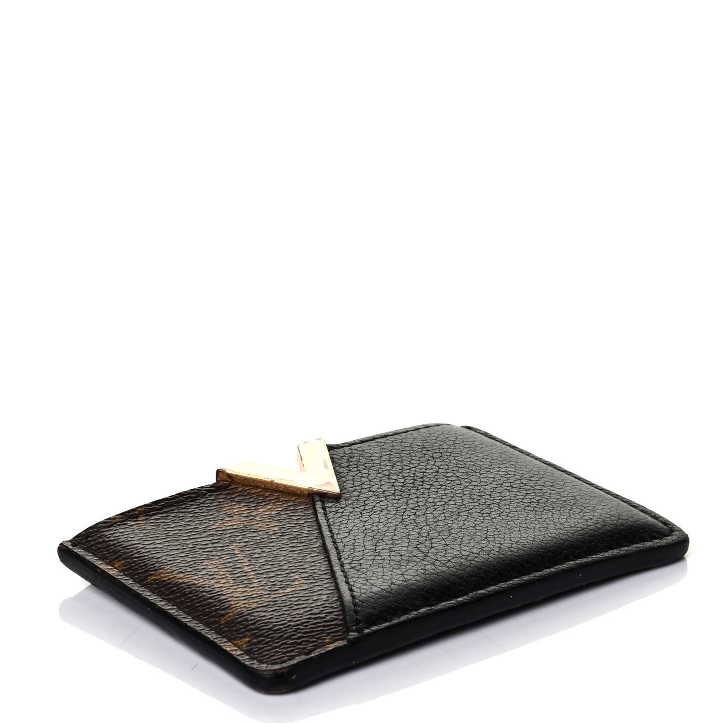 Monogram Calfskin Kimono Card Holder Black