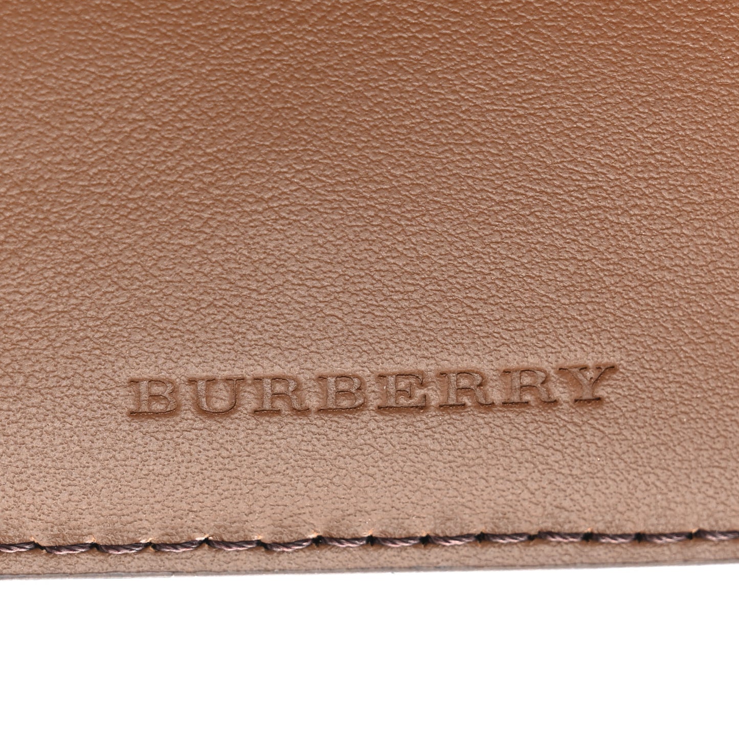 House Check Luna French Wallet Brown