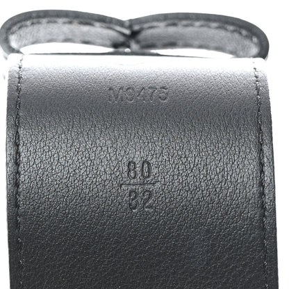 Louis Vuitton Calfskin 45mm LV Capucine Initiales Belt 80 32 Black 4 of 9