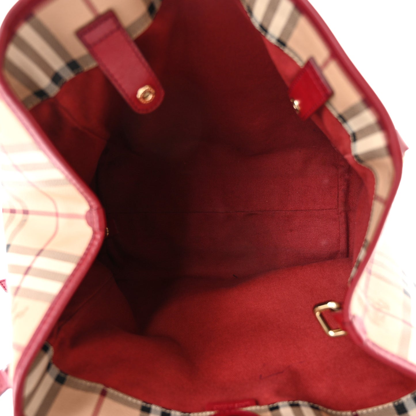 Haymarket Check Small Canterbury Tote Red