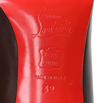 Christian Louboutin Shiny Nappa Simple 85 Pumps 39 Brown 7 of 8