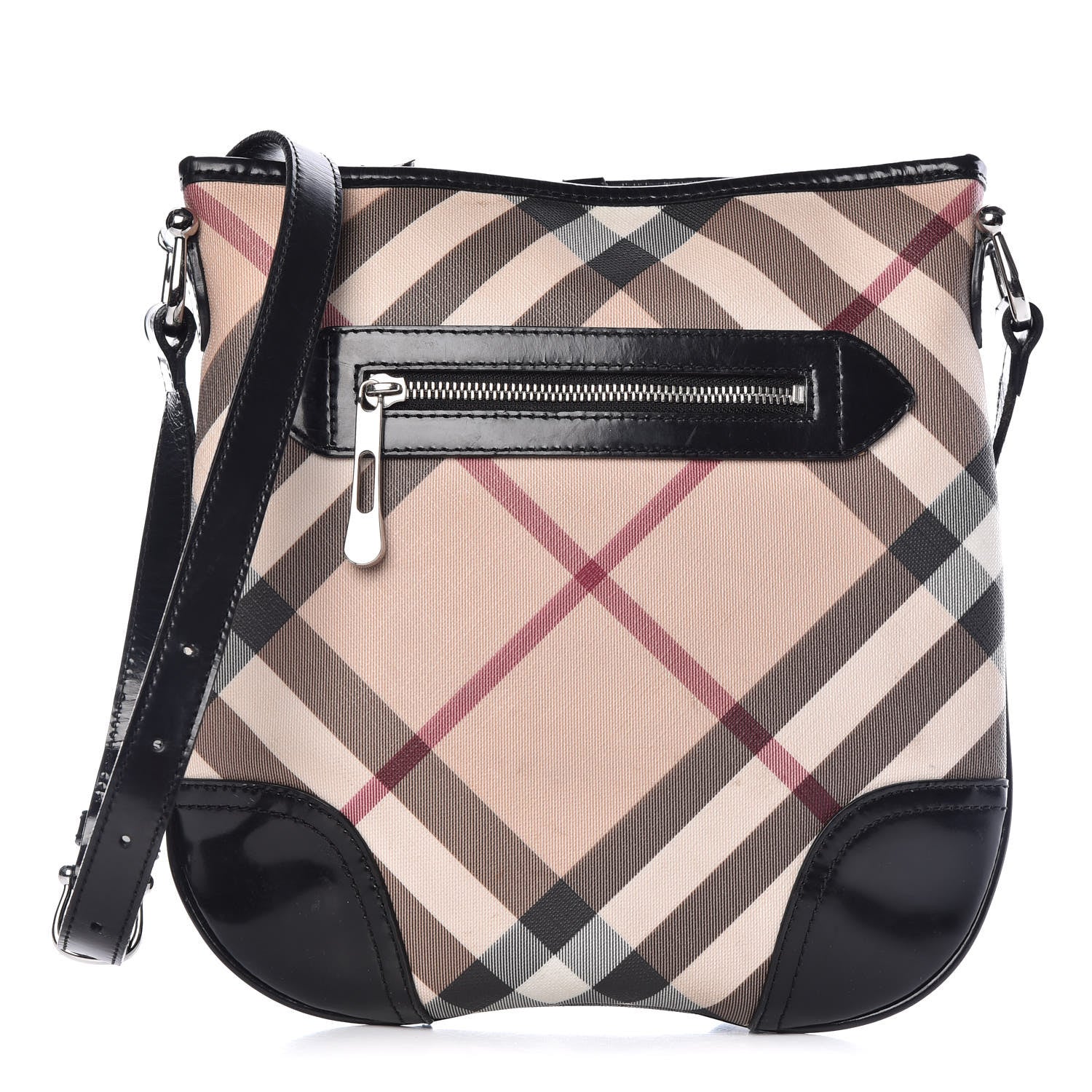 Burberry Supernova Check Small Dryden Crossbody Bag Black 1 of 14
