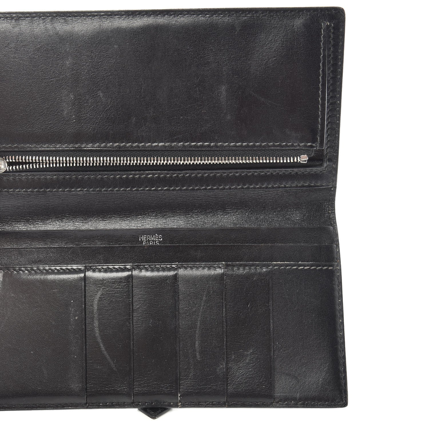 Hermes Box Bearn Wallet Black 5 of 6