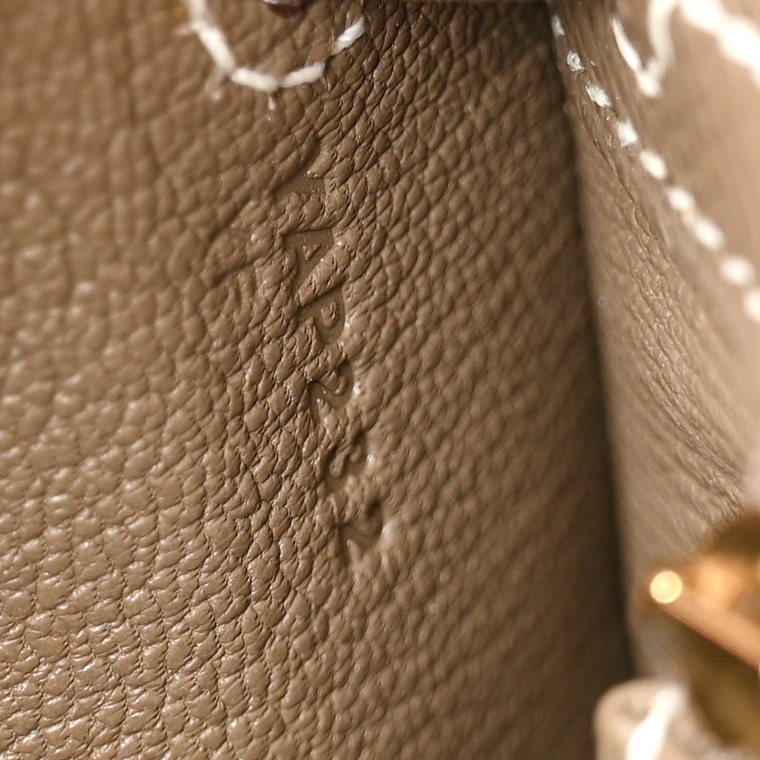 Hermes Epsom Kelly Sellier 25 Etoupe 7 of 13