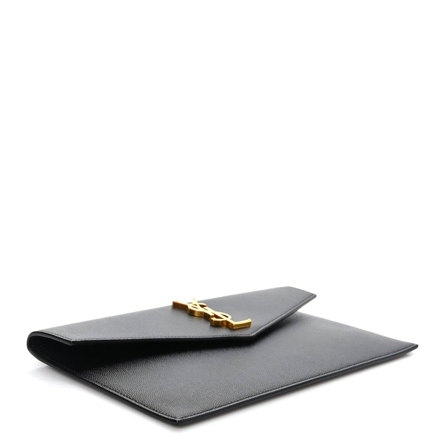 Saint Laurent Grain De Poudre Uptown Pouch Black 4 of 6