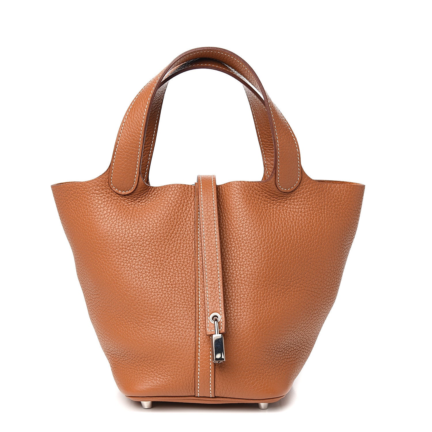 Hermes Taurillon Clemence Picotin Lock 18 PM Gold 1 of 9