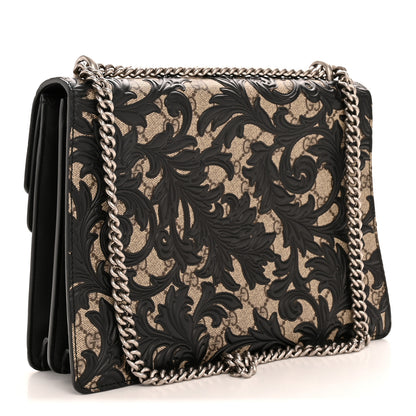 Gucci GG Supreme Monogram Arabesque Medium Dionysus Shoulder Bag Black 3 of 14