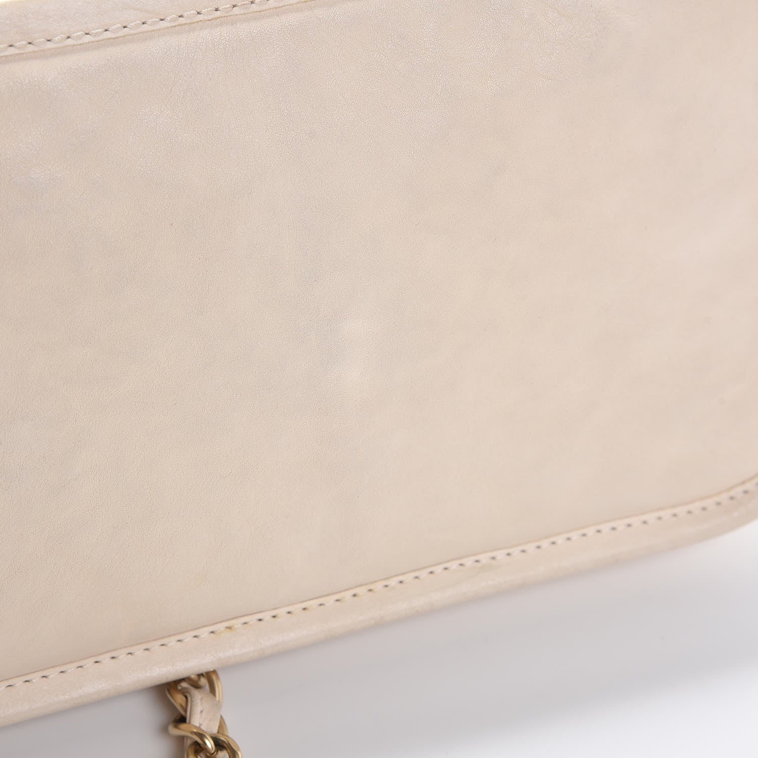 Chanel Calfskin Quilted Natural Beauty Flap Dark White 14 of 15