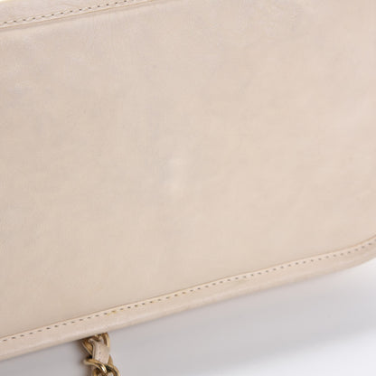 Chanel Calfskin Quilted Natural Beauty Flap Dark White 14 of 15