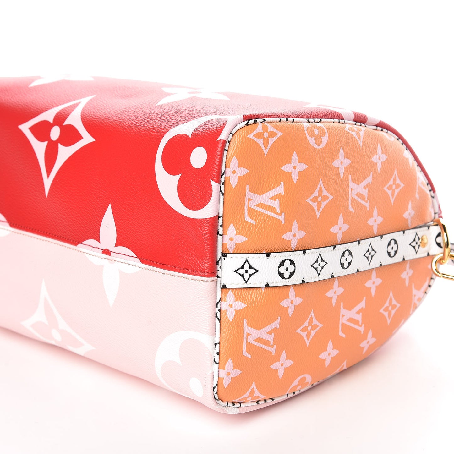 Monogram Giant Speedy Bandouliere 30 Rouge