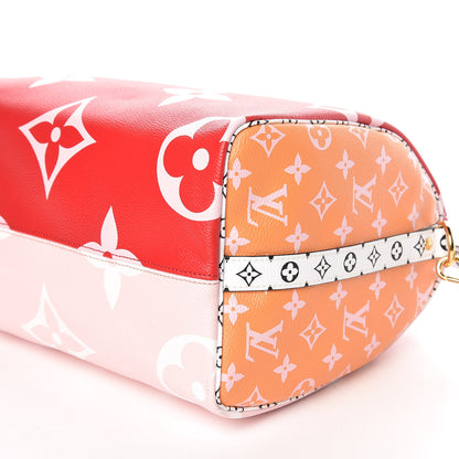 Louis Vuitton Monogram Giant Speedy Bandouliere 30 Rouge 9 of 9