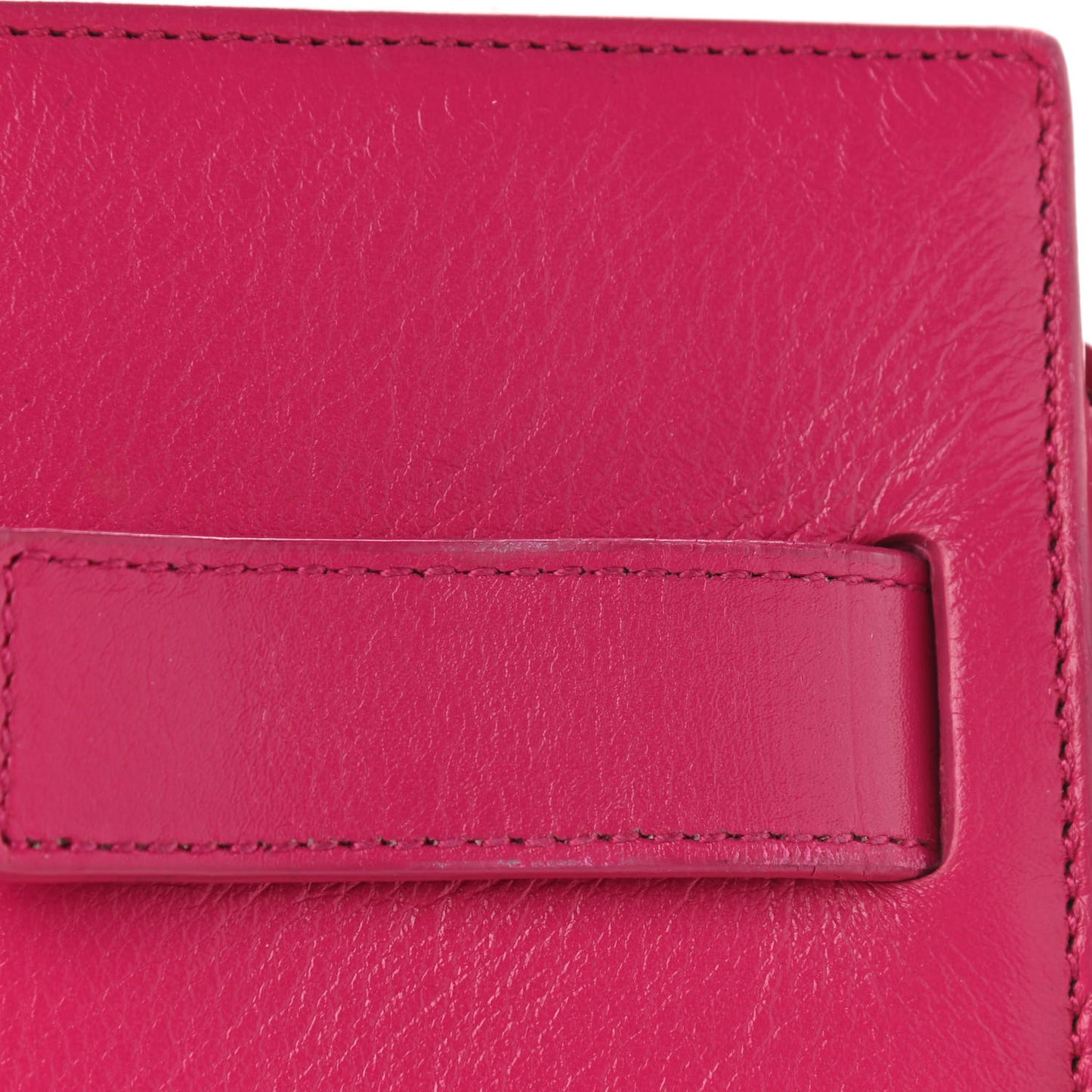Calfskin Small Sac De Jour Lipstick Fuchsia