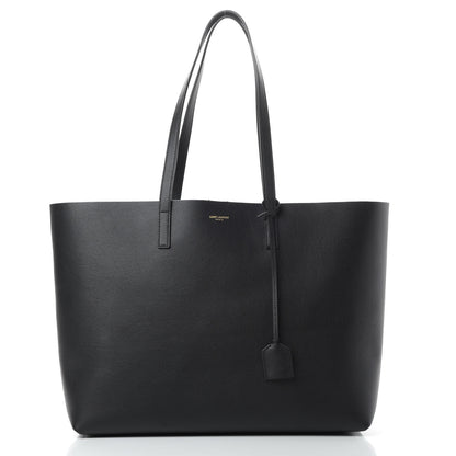 Saint Laurent Calfskin Large Shopping Tote Black 3 of 12