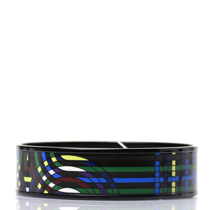 Hermes Enamel Printed Wide Spirographie Bracelet 70 3 of 5