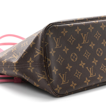 Louis Vuitton Monogram Articles de Voyage Ikat Neverfull MM Rose Velours 9 of 10