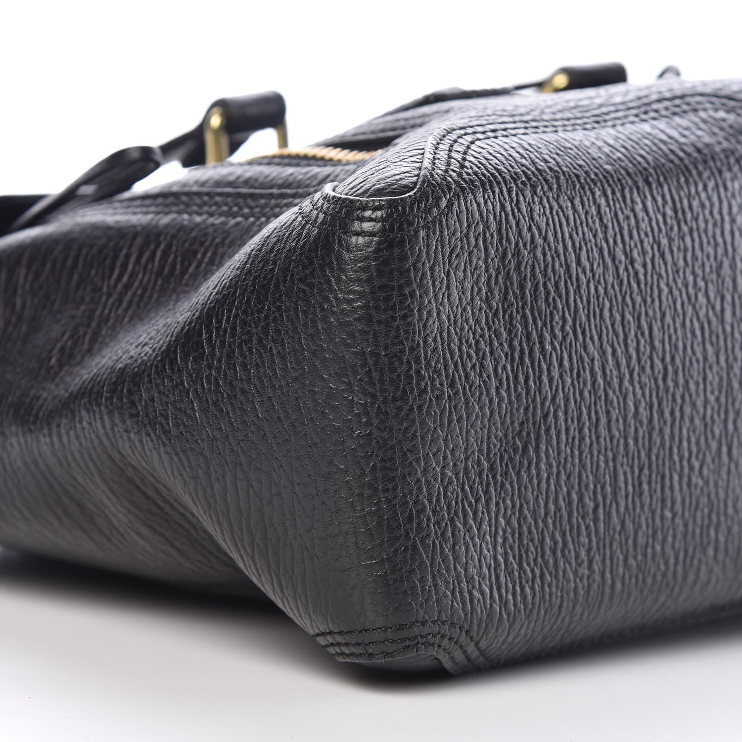 3.1 Phillip Lim 3.1 Textured Calfskin Medium Pashli Satchel Black 9 of 12