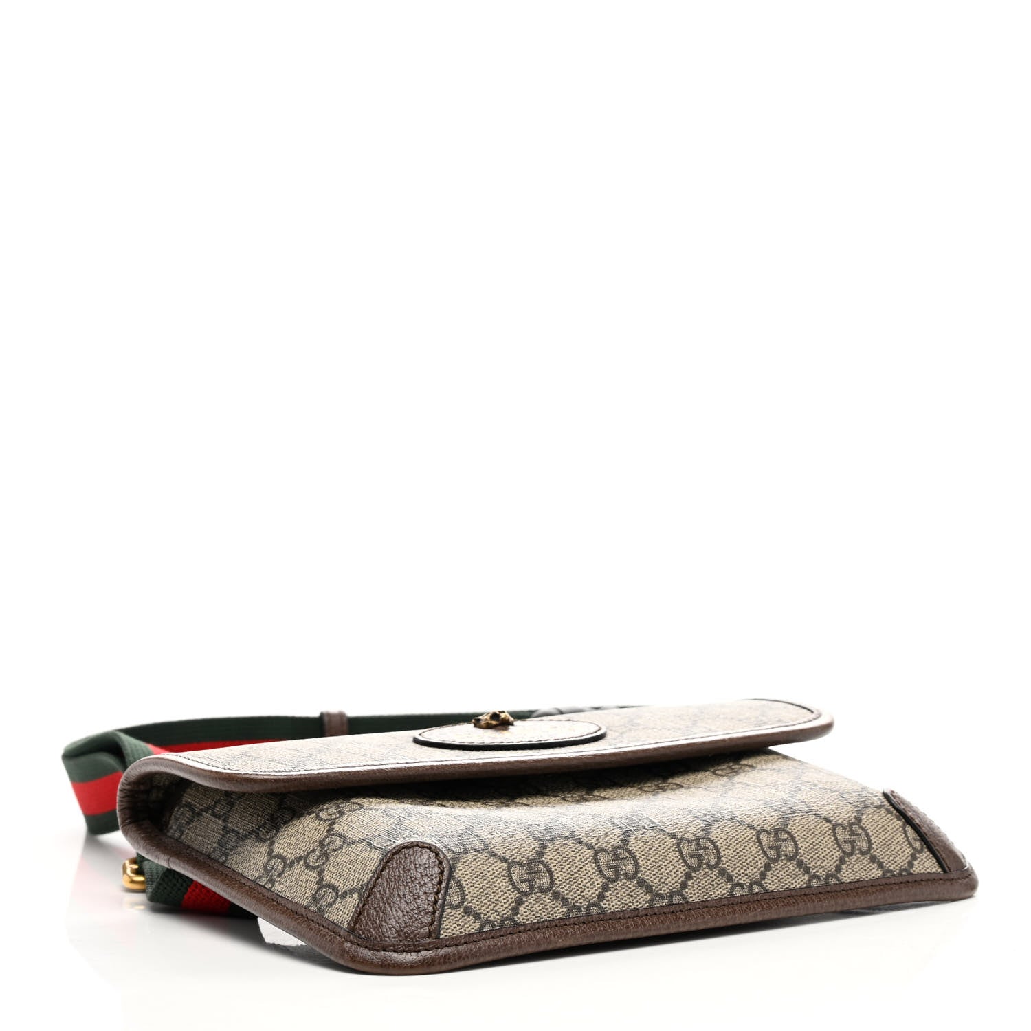 Gucci GG Supreme Monogram Neo Vintage Web Belt Bag Brown 4 of 9