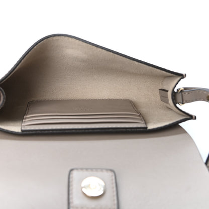 Chloe Suede Calfskin Mini Faye Shoulder Bag Motty Grey 4 of 4