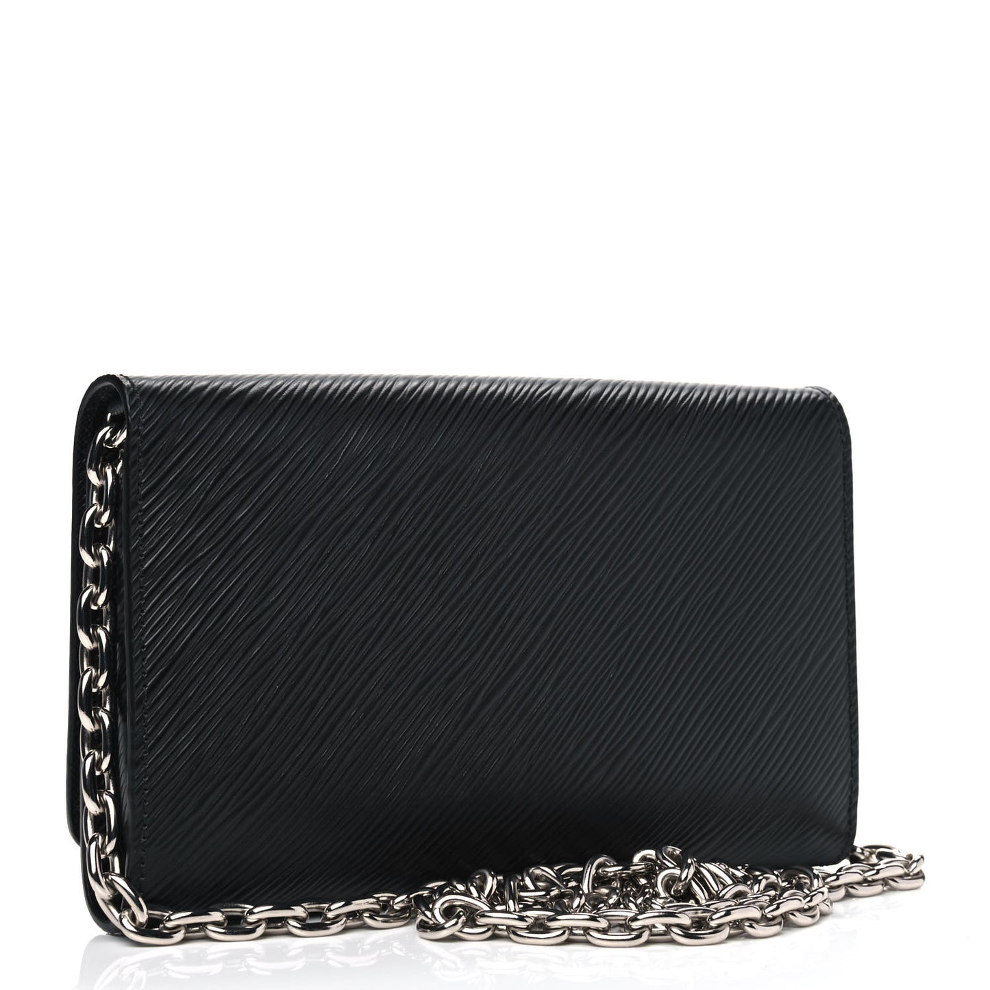 Epi Twist Chain Wallet Black