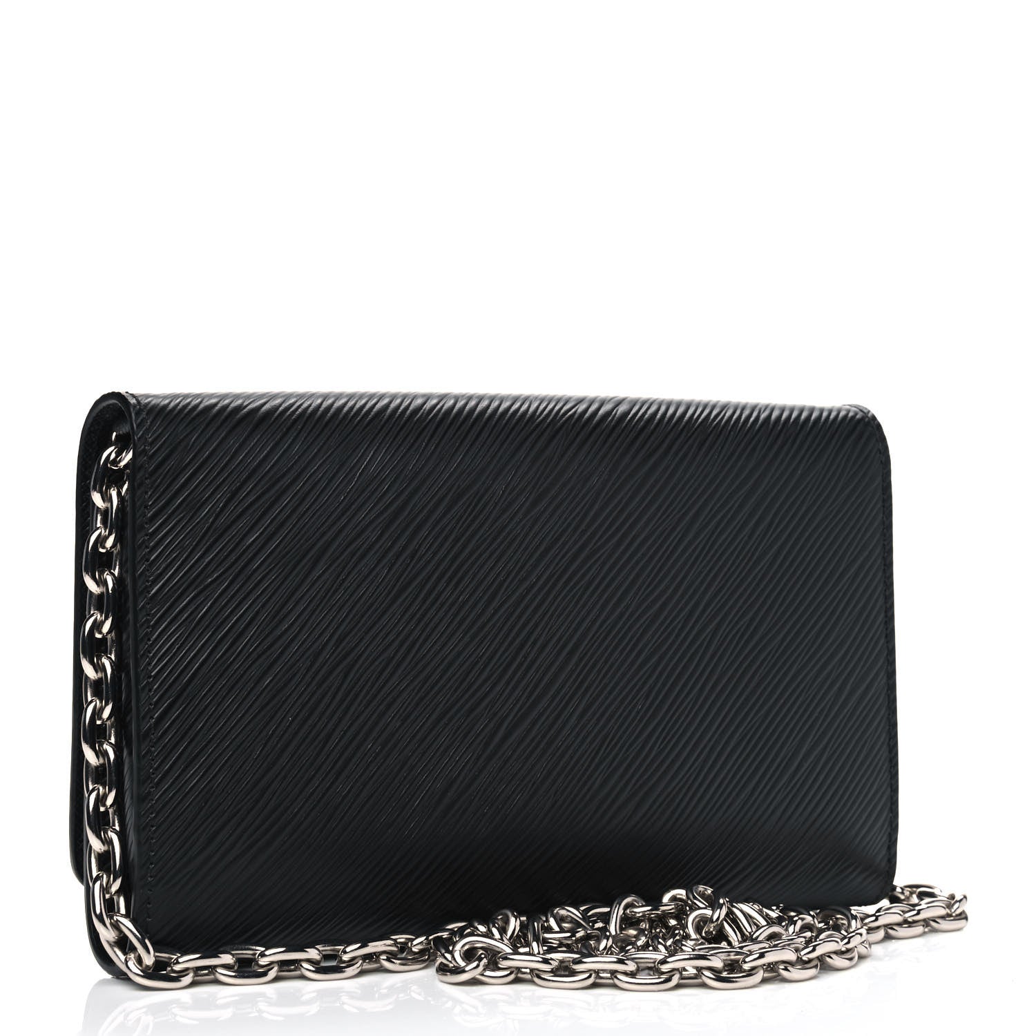 Louis Vuitton Epi Twist Chain Wallet Black 2 of 4