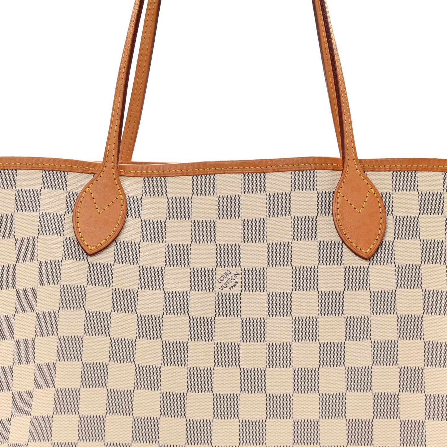 Damier Azur Neo Neverfull MM Rose Ballerine