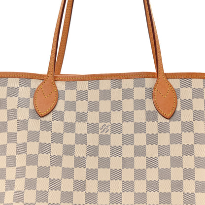 Louis Vuitton Damier Azur Neo Neverfull MM Rose Ballerine 9 of 13