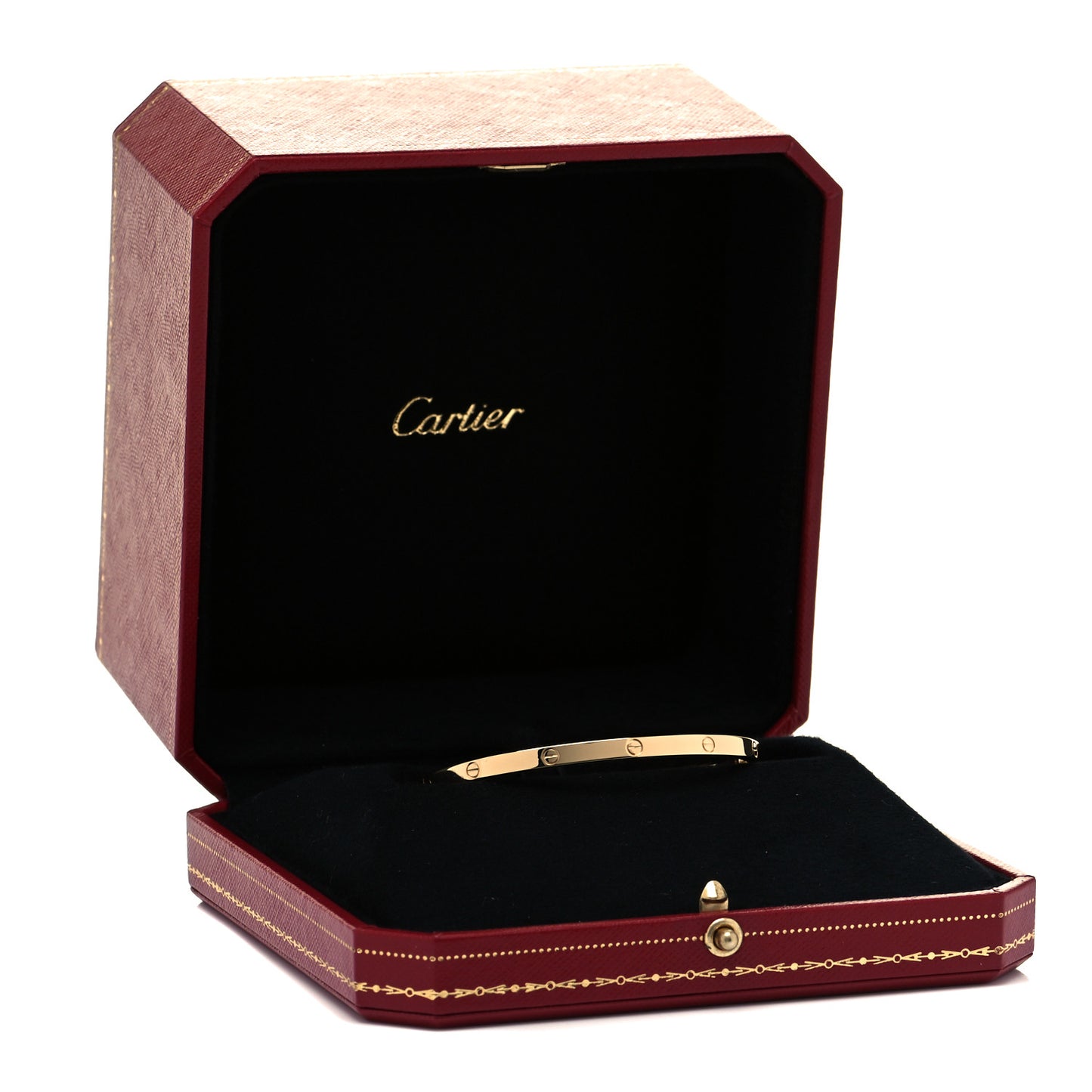 18K Yellow Gold Small LOVE Bracelet 17