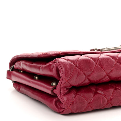 Chanel Glazed Calfskin Quilted Soft Boy Flap Red 9 of 10