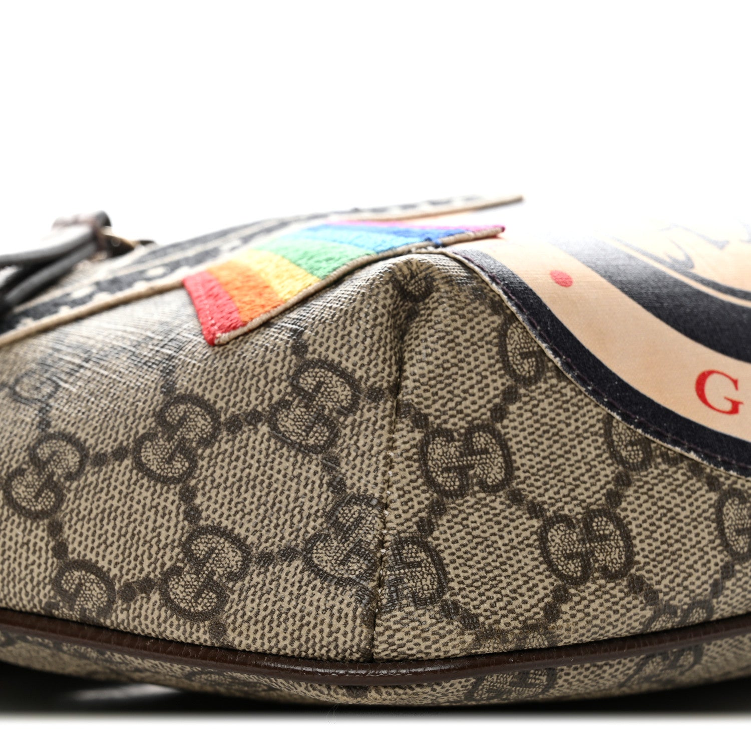 Gucci GG Supreme Monogram Courrier Belt Bag Beige New Acero 8 of 14