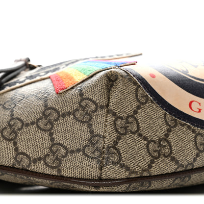 Gucci GG Supreme Monogram Courrier Belt Bag Beige New Acero 8 of 14