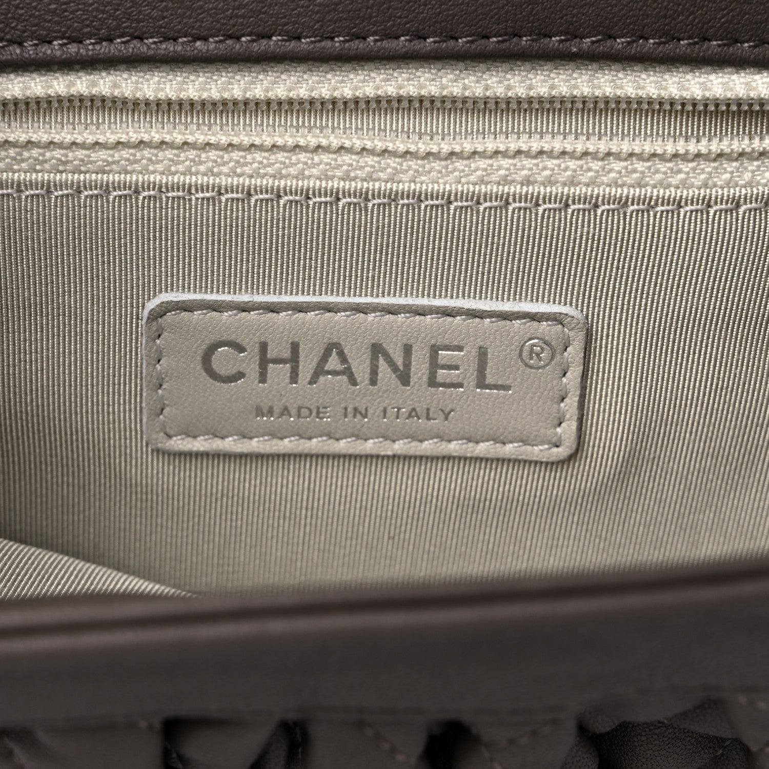 Chanel Washed Lambskin Quilted Mini Chain Around Flap Taupe 6 of 10