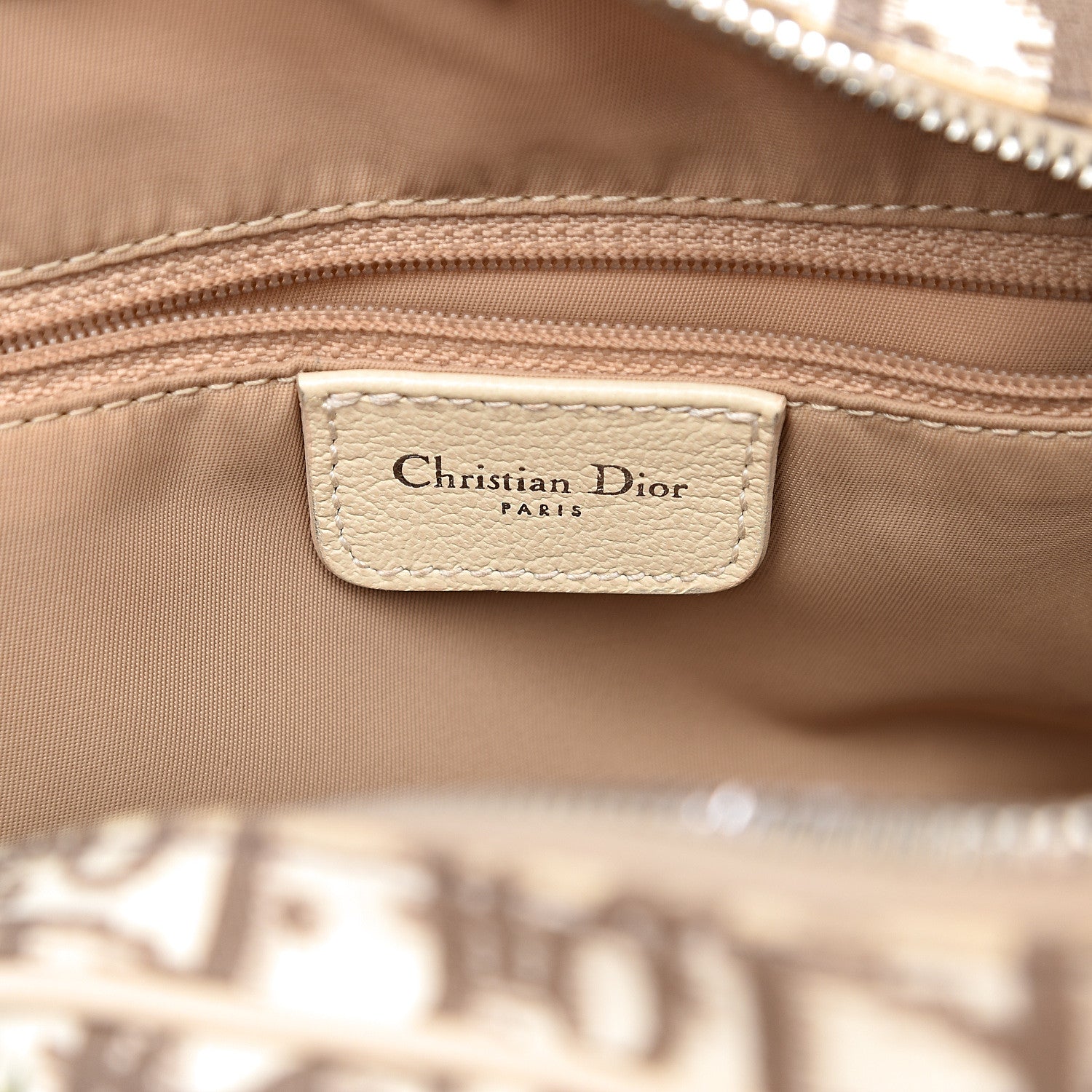 Christian Dior Monogram Vintage Flowers Small Bowler Beige 5 of 12