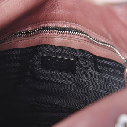 Prada Buffalo Easy Pushlock Flap Shoulder Bag Confetto 6 of 8