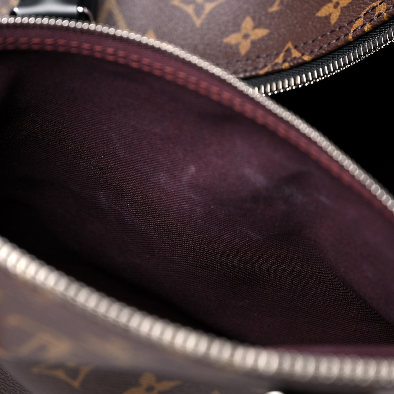 Louis Vuitton Monogram Macassar Keepall Bandouliere 55 9 of 10