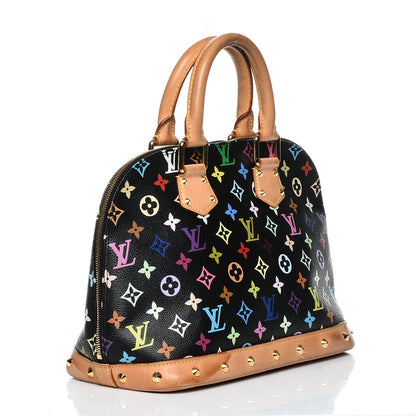 Louis Vuitton Monogram Multicolor Alma Black 3 of 14