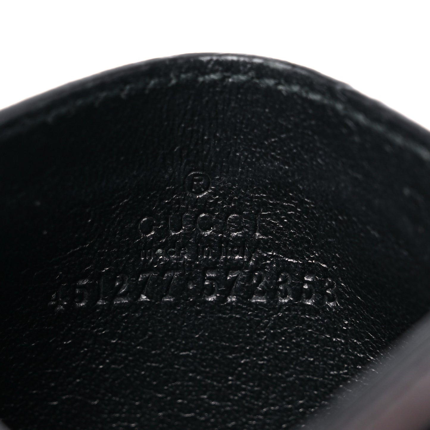 GG Supreme Monogram Wolf Print Card Holder Black Grey
