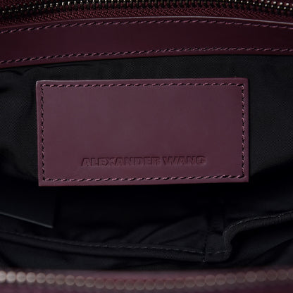 Alexander Wang Lizard Embossed Small Liner Tote Oxblood 6 of 9