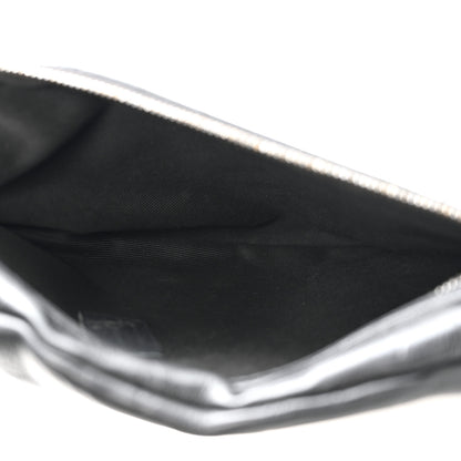 Louis Vuitton Calfskin Shadow Monogram Duo Slingbag Black 5 of 11