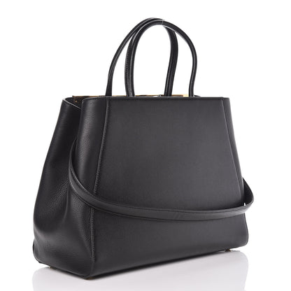 Fendi Vitello Elite Regular 2Jours Tote Black 4 of 12